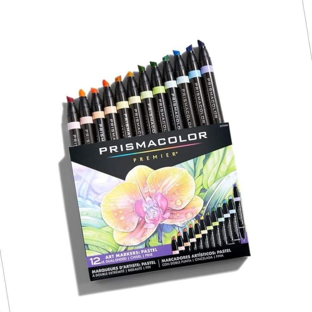 NEW Prismacolor Premier Dual-Ended Art Markers, Chisel /Fine Tips, Pastel Colors